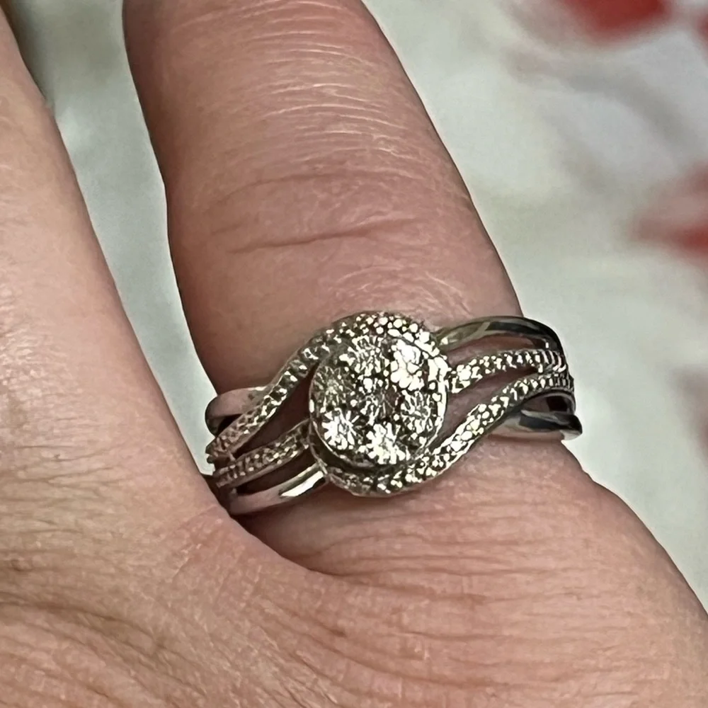 Sterling Renaissance Jewelry Diamond Ring